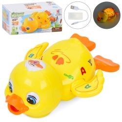 Музична іграшка YJ388-91 (18шт) качка, 20см, акум, музика, світло, їздить/танцює, рухливі лапи/крила (шт)