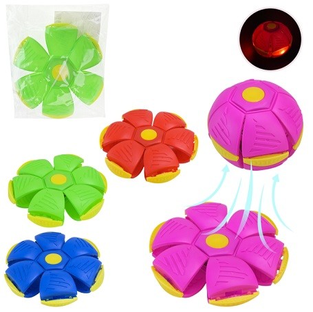 М'яч трансформер арт. 87008H-3 (120шт/2)  16 см 4 кольори  у пакеті 23*21*3 см (шт)