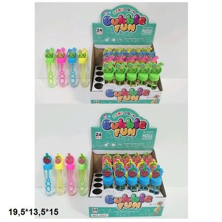 Мильні бульбашки 30мл 1820/1823 фрукти 2в.4кол.24шт.в кор.19,5*13,5*15 /18/432/ (шт)