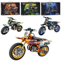 Конструктор H8704-5-6 (9шт) мотоцикл, 3 види (498дет, 482дет, 475дет), в кор-ці, 40-27-8см (шт)