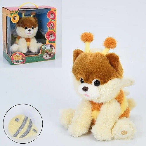 М'яка іграшка 933-179-80E (9шт) в23-20-17см, музика, звук, повтор, танцює/рухливий, реагує на бджілк (шт)