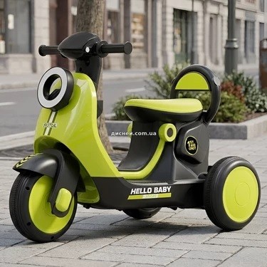 Мотоцикл M 6298BR-5 (1шт) р/к 2,4G, 1*6V4,5AH, 1*25W, MP3, USB, TF, музика, світло, зелений (шт)