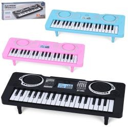 Синтезатор R888 (24шт) 37 клавіш, 34,5-13-8,5см, музика, 2 режими, 3 кольори, на бат-ці, в кор-ці, 3 (шт)