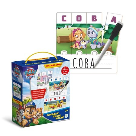 200622 Навчальна гра Paw Patrol «Складай, пиши, читай» (шт)