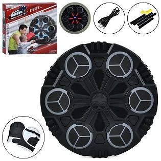 Боксерський набір MS 4645 (6шт) тренажер-мішень, боксерський автомат, настінний боксерський тренажер (шт)