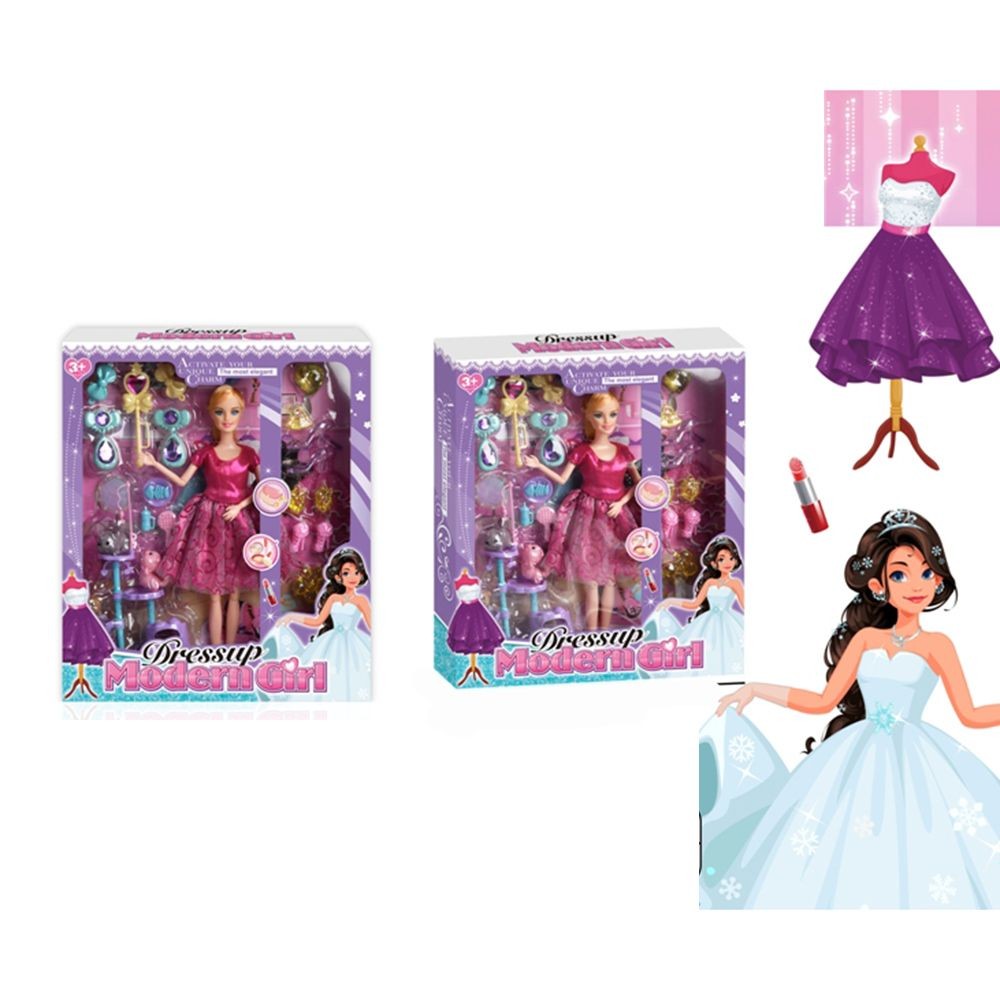 Лялька DSJ399-19 (48шт) 29см, шарнірна, аксесуари, взуття, тварини, в кор-ці, 30-35-5см (шт)