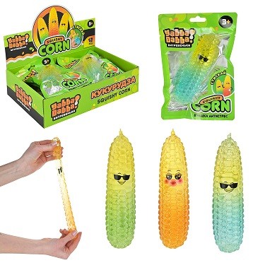 Антистрес YabbaDabba арт. YD2571 (72шт)  кукурудза 3 мікс 13см 12шт дисплей бокс 27,5*16*7 (шт)