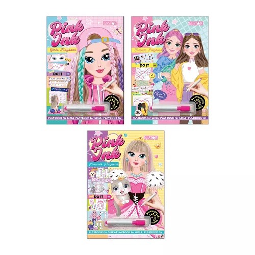 Набір для творчості серія "Багаторазова книга завдань для дівчаток "Pink Ink"" МІКС LS-04 (шт)