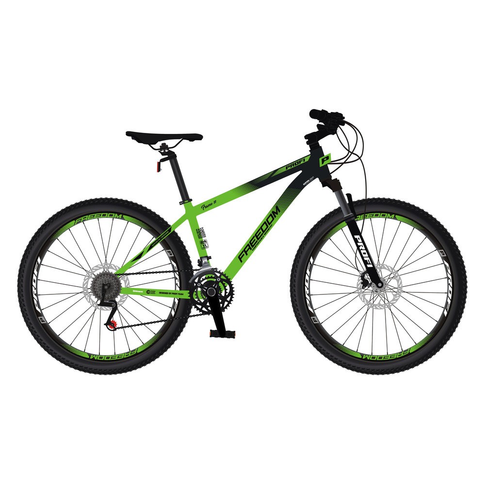 Велосипед PROFI FREEDOM 24 д. FD-2403 (1шт) алюм.рама 11",SKD85%,SHIMANO 21SP,швидкознім.кол.,промпі (шт)