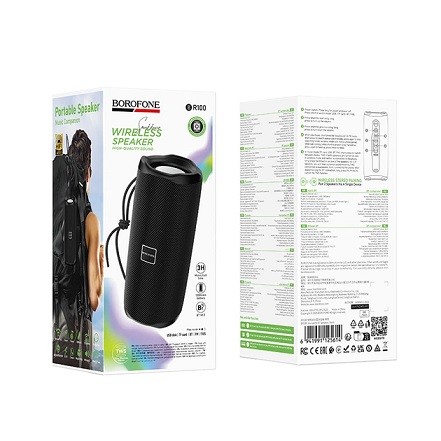 Портативна Bluetooth колонка Borofone BR100 Joy sports BT speaker Black (шт)