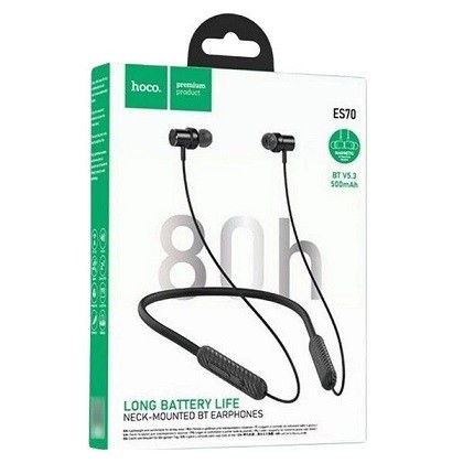 Навушники  HOCO ES70 Armour neck-mounted BT earphones Black (шт)