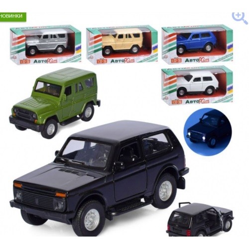 Джип M 5665 (36шт) 1:32-36, метал, інерція, 11см,звук, світло, гумові колеса, відчиняються двері, 2 (шт)