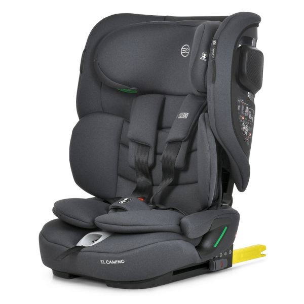 Автокрісло El Camino i-PRO ME 1234 Gray (1шт) дитяче, i-SIZE R129, зріст дит.76-150см, рег.підголівн (шт)