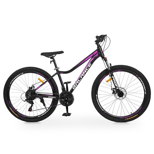 Велосипед PROFI BALANCE 27,5 д. BL-27505 (1шт) алюм.рама 15",SKD85%,SHIMANO 21SP,швидкознім.кол.,про (шт)