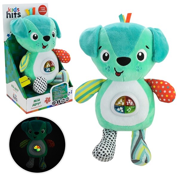 Муз розв.Мій друг Kids Hits арт. KH12/003 (16шт)Цуценя, батар,вірші, мелодії, фрази, пісня, короб. (шт)