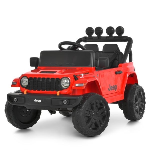 Джип M 6312EBLR-3(24V) (1шт) р/к2.4G, 2мотори200W, 1акум24V5AH, EVA, USB, MP3, шкіра, світло, музика (шт)