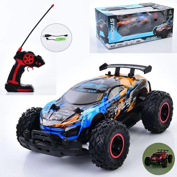 Машина 2288-82A (12шт) р/к,28см,1:14, акум,USB-зарядне,корпус,що не б'ється, гумові колеса, 2 кольор (шт)