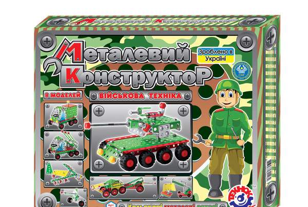 Конструктор металевий "Військова техніка Технок" 1462/12 шт (шт.)