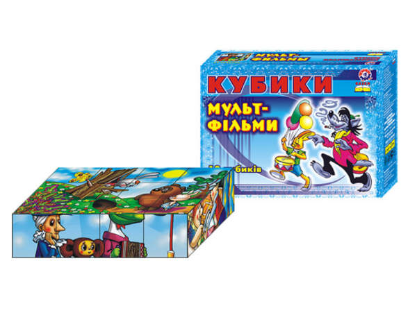 Іграшка кубики "Мультфільми Технок" 0144/47 шт (шт.)