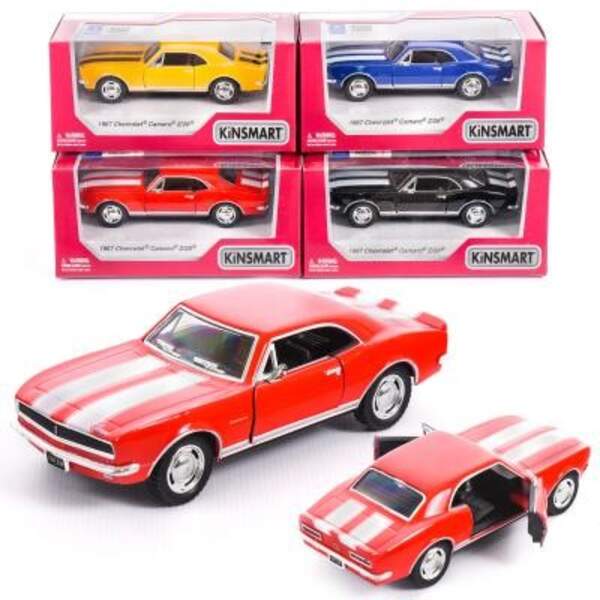 Модель легкова CHEVROLET CAMARO Z/28 1967 5'' KT5341W метал.інерц.відкр.дв.4кол.кор./96/ (шт.)