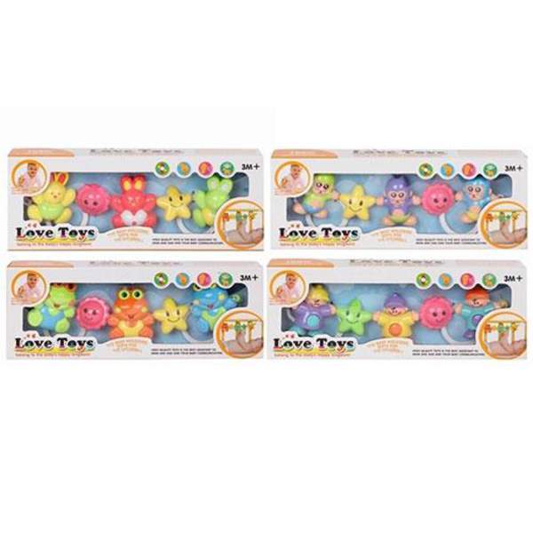 Брязкальце 432ACDH (120шт) розтяжка на коляску, 47см, 4 види, у кор-ці, 32-12-4,5см (шт.)