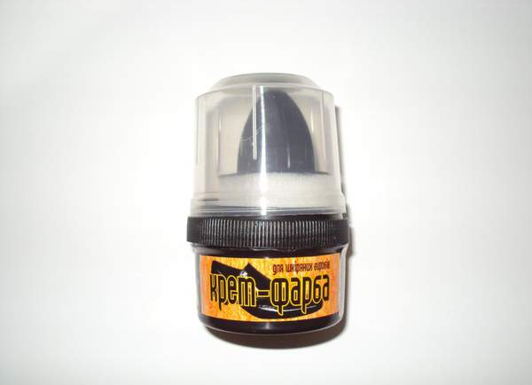 140478 BLYSKAVKA Крем-фарба для взуття 60 мл. (стаканчик з аплікатором) безб (шт.)