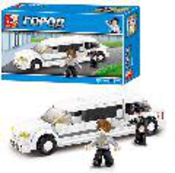 Конструктор SLUBAN M38-B0323 (72шт) лимузин, фігурки 2шт, 135дет, в кор-ці, 19-19-4,5см (шт.)