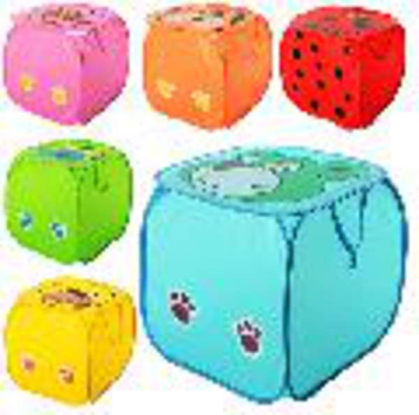 Кошик для іграшок M 2508 (50шт) тварина, висота 45см, кришка-липучка, ручки, 6вид, у кульку, 45-45см (шт.)