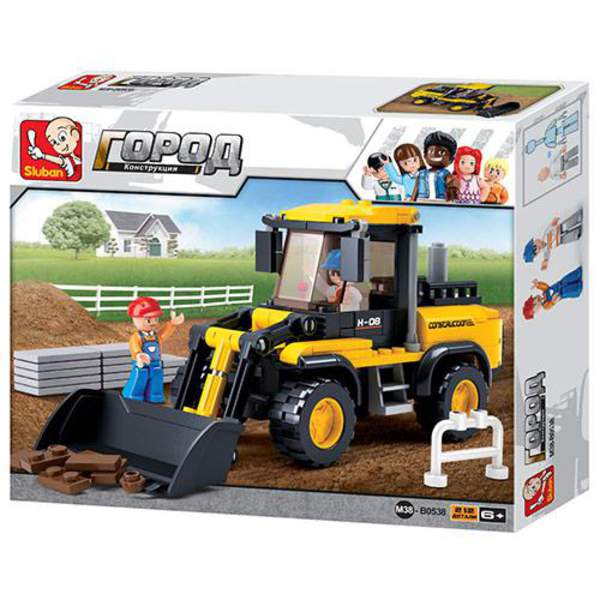 Конструктор SLUBAN M38-B0538 (32шт) бульдозер, фігурки, 212дет, в кор-ці, 28,5-23,5-5,5см (шт.)