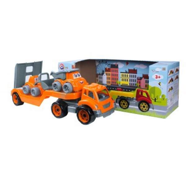 Іграшка "Автовоз з будмайданчиком Технок" 3930/4 шт (шт.)