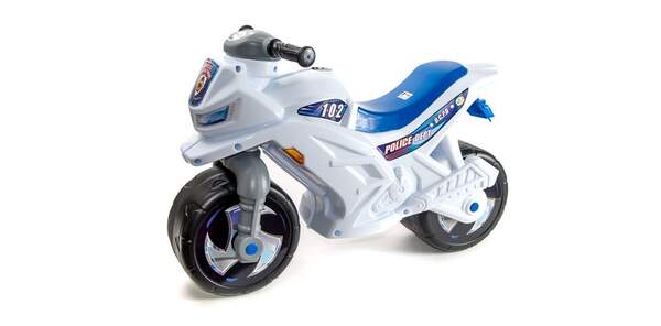 Мотоцикл Біговел 2-х колісний  білий 501 (шт.)