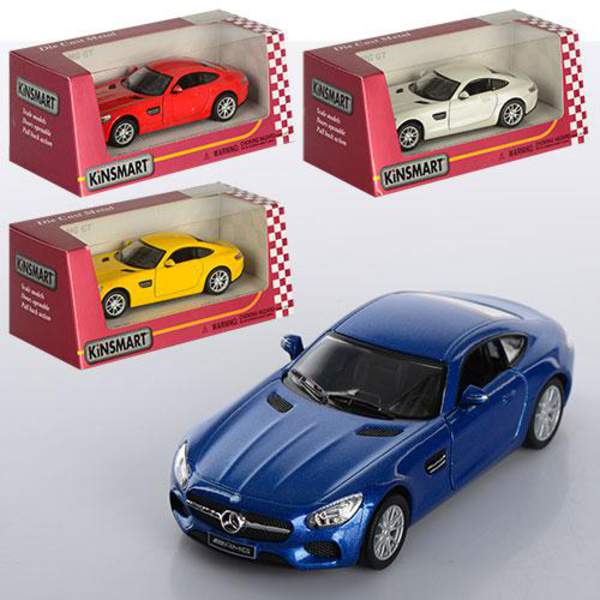Модель легкова MERCEDES-AMG GT 5'' KT5388W метал.інерц.відкр.дв.4кол.кор./96/ (шт.)