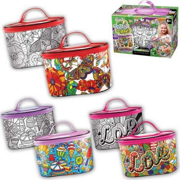 Набір креативної творчості "My Color Case" косметичка-розмальовка укр (5) CОC-01-01U,02U,03U,..,05U (шт.)