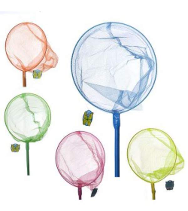 Сачок для метеликів M 0077 U/R (100шт) довжина 70см, довжина ручки 50см, діаметр 20см, бамбук, 5 кол (шт.)