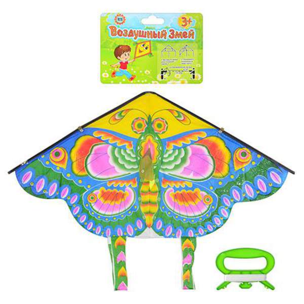 Повітряний змій M 1730 (175шт) метелик, в кульку, 53-10см (шт.)
