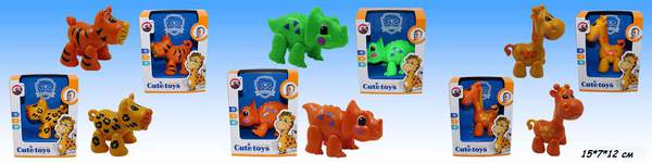 Тварини S124/7/9 4в.тріскачки кор.12*7*15 ш.к./180/ (шт.)