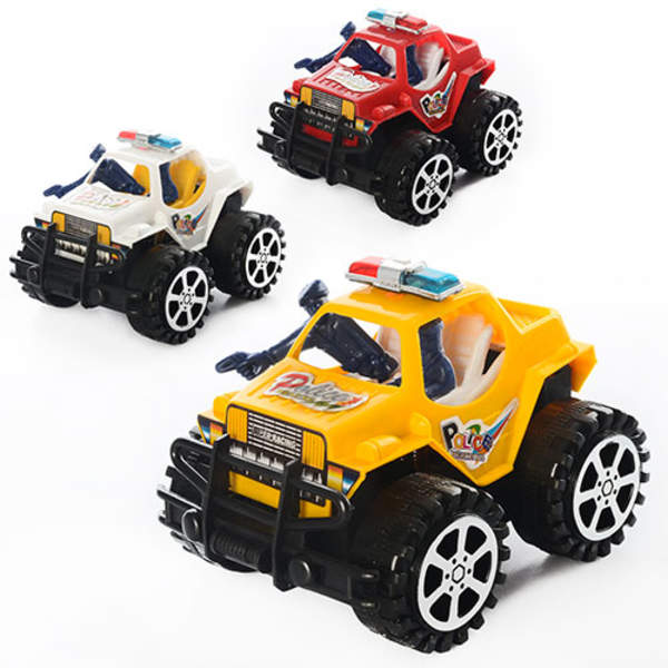 Джип 203B (288шт) заводний, поліциія, 3 кольори, в кульку, 12-9,5-8см (шт.)