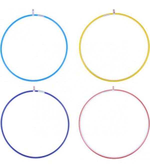 Іграшка дитяча "Обруч Зебра 2 середній" (75 см) арт 0174 Бамсік (шт.)