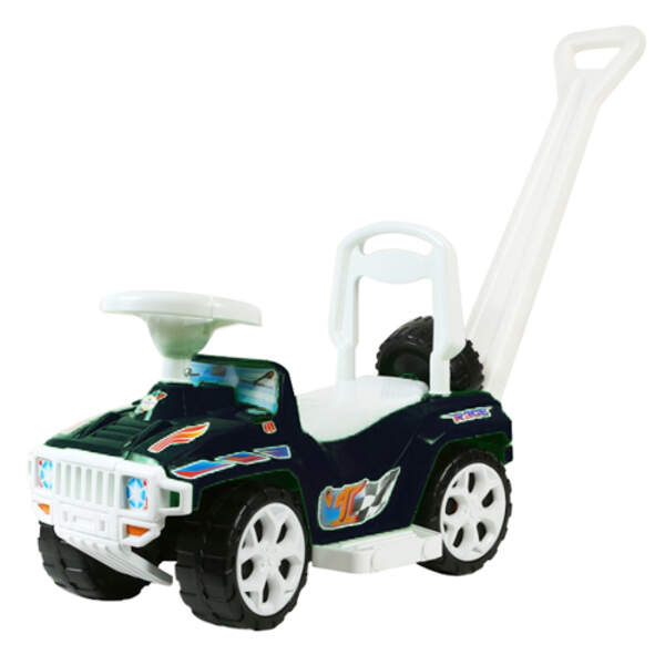 Машина-Каталка ОРІОНЧИК з ручкою Чорна 856 (шт.)