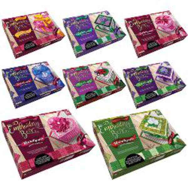 Набір креативної творчості "Скринька Embroidery Box" (16) EMB-01-01,02,03,04...08 (шт.)