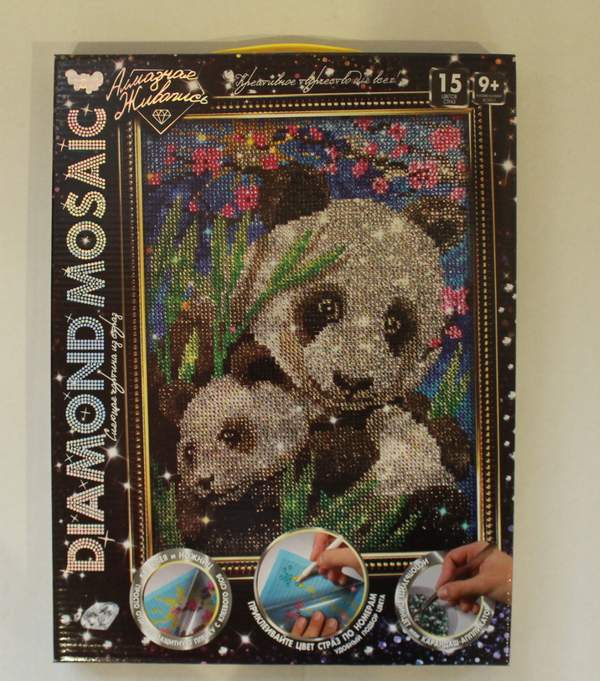 Набір креативної творчості "Діамантовий живопис DIAMOND MOSAIC" А4 малий (10) DM-02-01,02,03,04...10 (шт.)