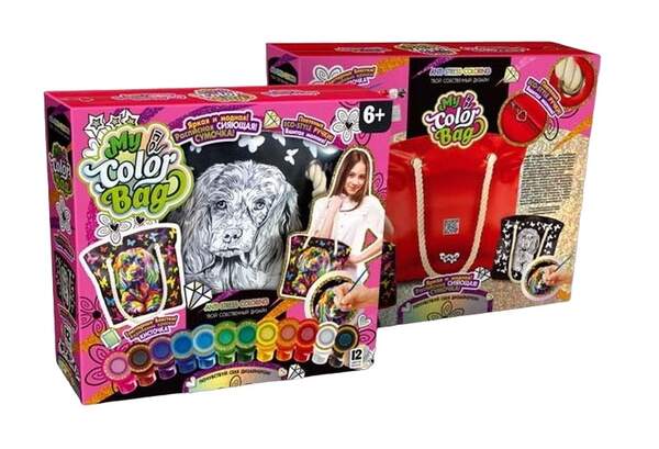 Креативна творчість "My Color Bag" сумка-розмальовка міні укр (5) mCOB-01-01U,02U,03U...05U (шт.)