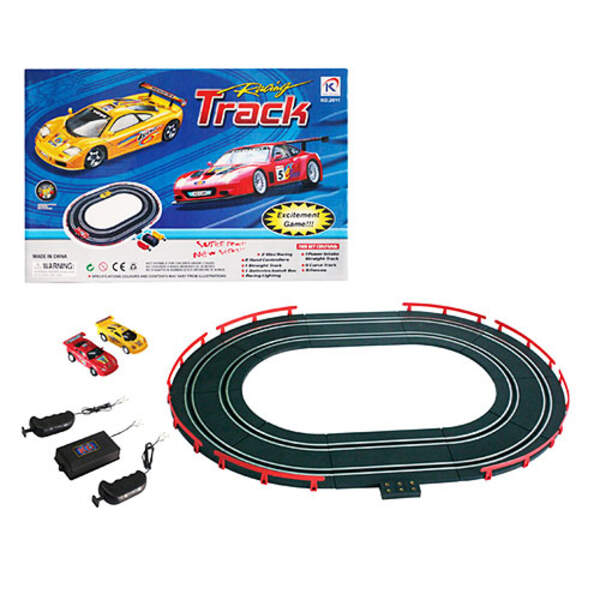 Трек 2511 (36шт) д/к(на шнурі), 185см, пульт 2шт, машина 2шт (10см), від мережі (USB), в кор-ці, 37, (шт.)