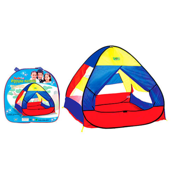 Намет M 3306 (24шт) піраміда, 112-114-115см, 1вхід на липучці, кілочки 4шт, в сумці, 39-40-3см (шт.)