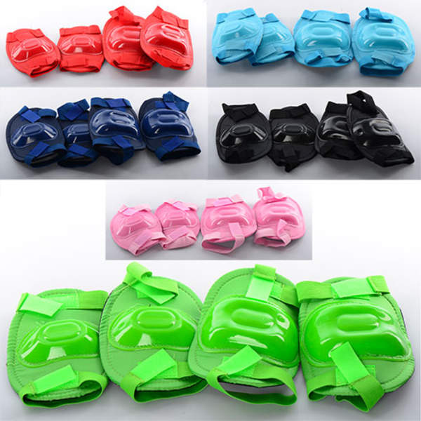 Захист MS 0683 (50шт) для колін і ліктів, 6 кольорів, в кульку, 19-21-3,5см (шт.)