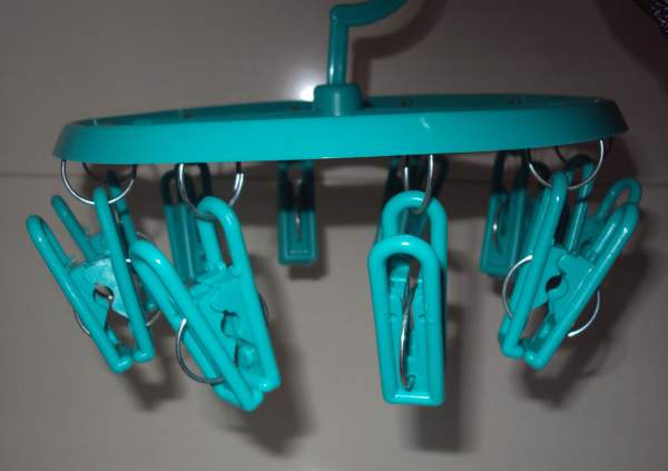 Вертушка з прищіпками 10шт 22см ПП-ВМ (40шт) (шт.)