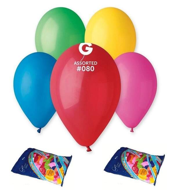 Латексна куля Gemar G90 10" - асорті (05384) (шт.)