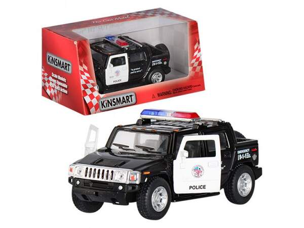 Модель джип 5" KT5097WP HUMMER H2 SUT POLICE (2005) метал.інерц.відкр.дв.1:40 кор./96/ (шт.)
