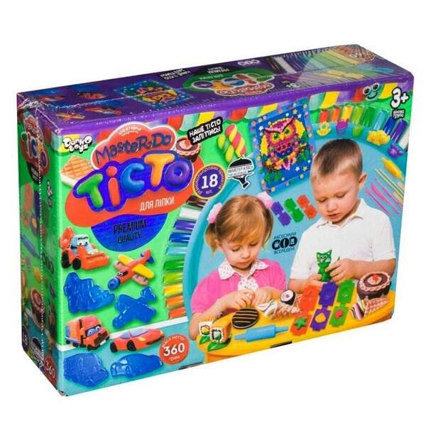 Набір креативної творчості "Тісто для ліпки "Master Do" коробка 18 кольорів*20г укр (5) TMD-03-05 (шт.)