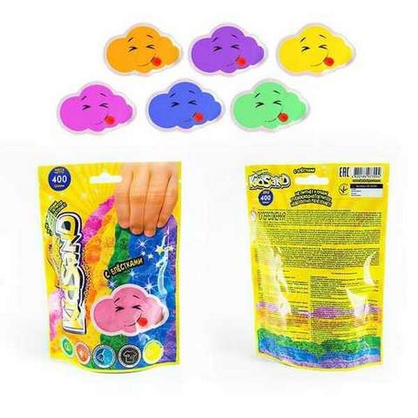 Набір креативної творчості "Кінетичний пісок "KidSand" пакет 400г (18) KS-03-03 (шт.)